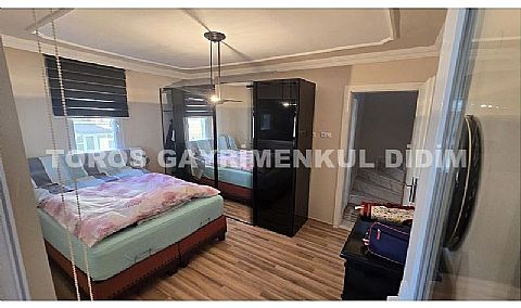 Didim akkoyde deniz manzaralı satılık 3+2 Eşyalı satılık villa