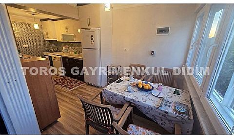 Didim akkoyde deniz manzaralı satılık 3+2 Eşyalı satılık villa