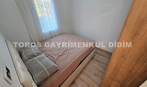 Didim Akbükte deniz manzaralı eşyalı satılık yazlık 