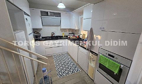Didim Akbükte deniz manzaralı eşyalı satılık yazlık 