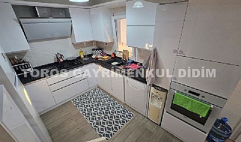 Didim Akbükte deniz manzaralı eşyalı satılık yazlık 