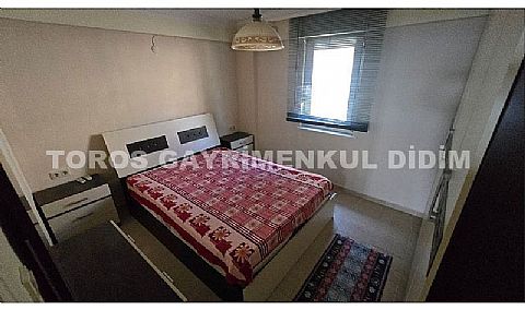 Didim Akbük'te Full Deniz Manzaralı, Eşyalı, Havuz Cepheli Dubleks Daire