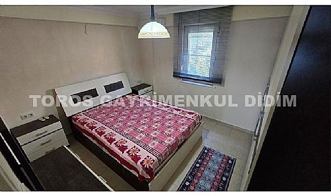 Didim Akbük'te Full Deniz Manzaralı, Eşyalı, Havuz Cepheli Dubleks Daire