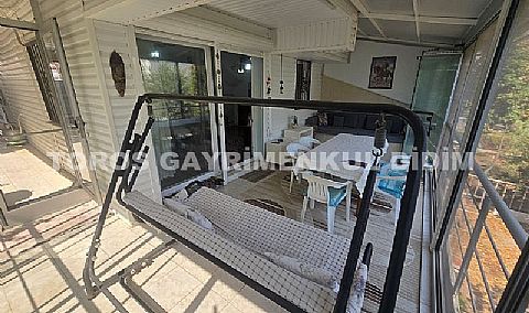 Didim akbükte site içerisinde geniş bahçeli denize yakın konumda satılık yazlık villa