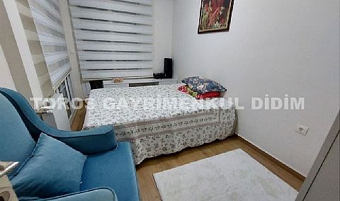 DİDİM ALTINKUM PLAJINA 1 KM MESAFEDE 2+1 EŞYALI  HAVUZLU SATILIK YAZLIK DAİRE