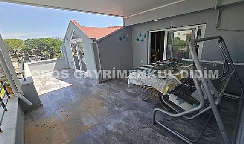 Didim çamlık mahallesinde denize 150 mt mesafede satılık 3+1 dubleks daire