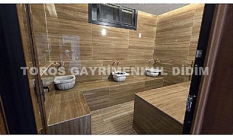 DİDİM DE SATILIK ULTRA LÜKS 5+1 EĞLENCE SALONLU VİLLA HAMAM SAUNA JAKUZİ SONSUZ HAVUZ DENİZ MANZARLI