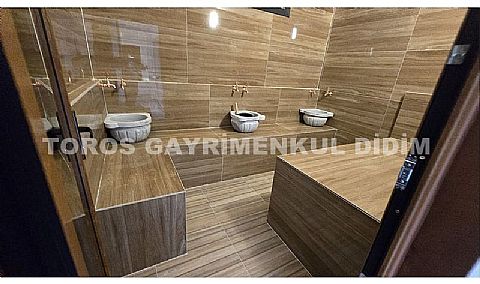 DİDİM DE SATILIK ULTRA LÜKS 5+1 EĞLENCE SALONLU VİLLA HAMAM SAUNA JAKUZİ SONSUZ HAVUZ DENİZ MANZARLI