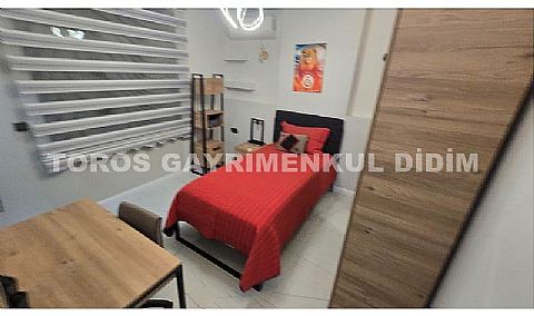 Didim Efeler’de 500m2 Arsa Üzerine Kurulu Full Eşyalı Satılık 5+1 Villa