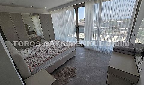 Didim hisarda 500 m2 arsa üzerine kurulu sıfır eşyalı satılık villa