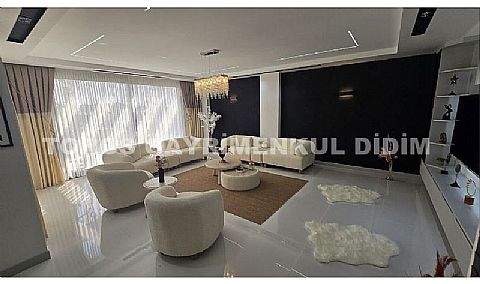 Didim Köşe Konum, 656 m² Arsa, Özel Tasarım Ful Eşyalı Villa
