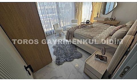 Didim Köşe Konum, 656 m² Arsa, Özel Tasarım Ful Eşyalı Villa