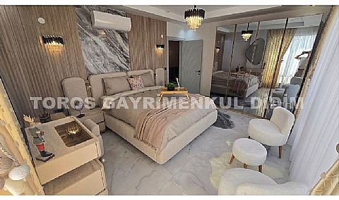 Didim Köşe Konum, 656 m² Arsa, Özel Tasarım Ful Eşyalı Villa