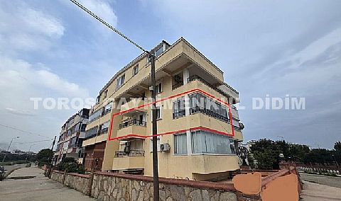 Didimde plaja 1.5km mesafede satılık 2+1 orta kat daire